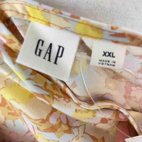 GAP NWT Floral Smocked Back Sundress Size XXL - Picture 3 of 8
